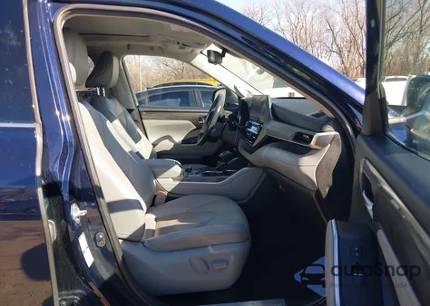 2021 Toyota Highlander Platinum из США, поврежденный, VIN 5TDFZRBH0MS071063